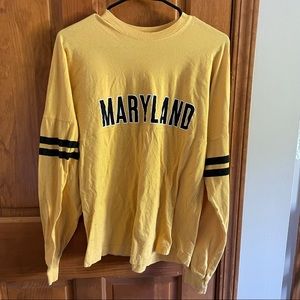 university of maryland umd terrapins rugby shirt